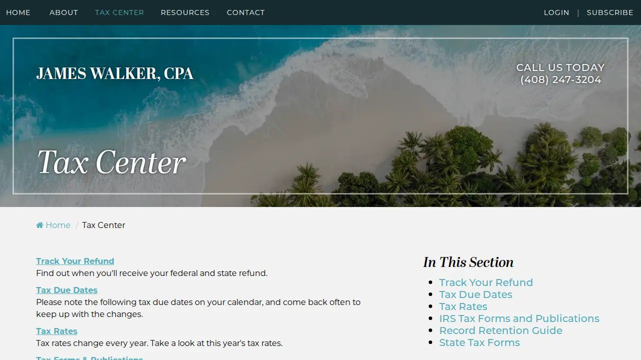 Walker James P CPA page