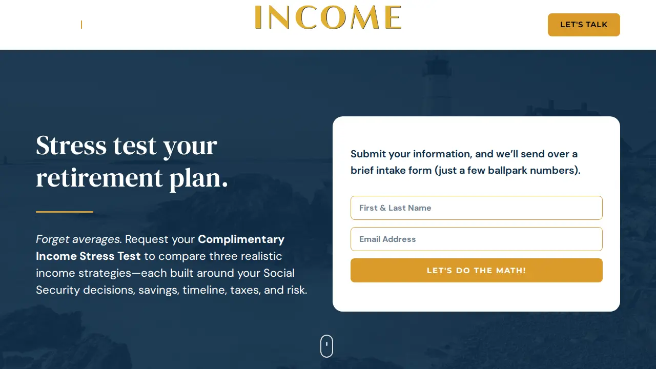 Jamiel Financial Advisors page