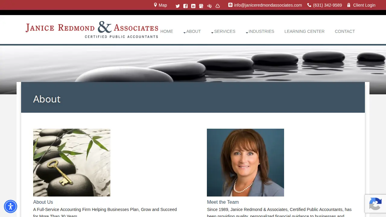 Janice Redmond & Associates - Certified Public Accountants page
