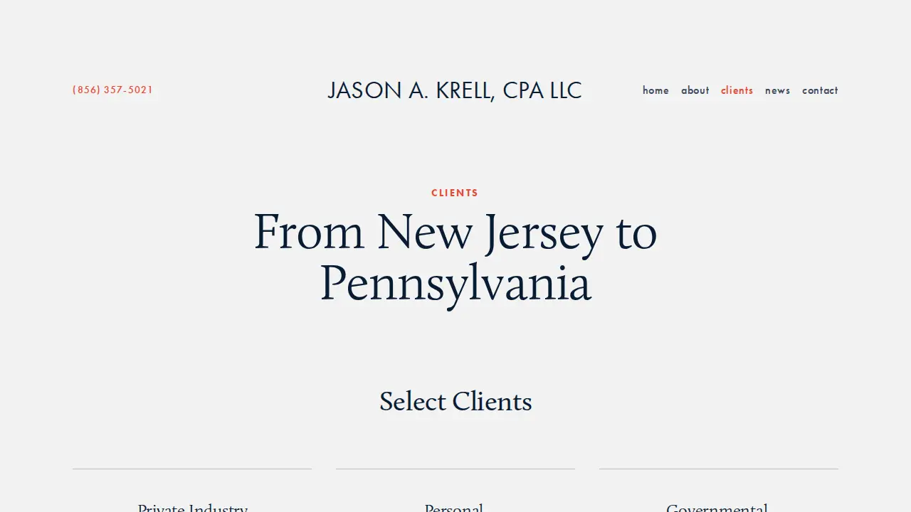 Jason A Krell, CPA LLC page