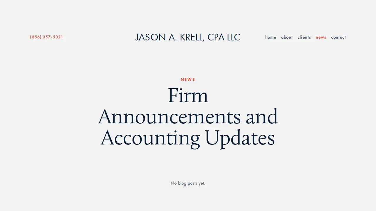 Jason A Krell, CPA LLC page