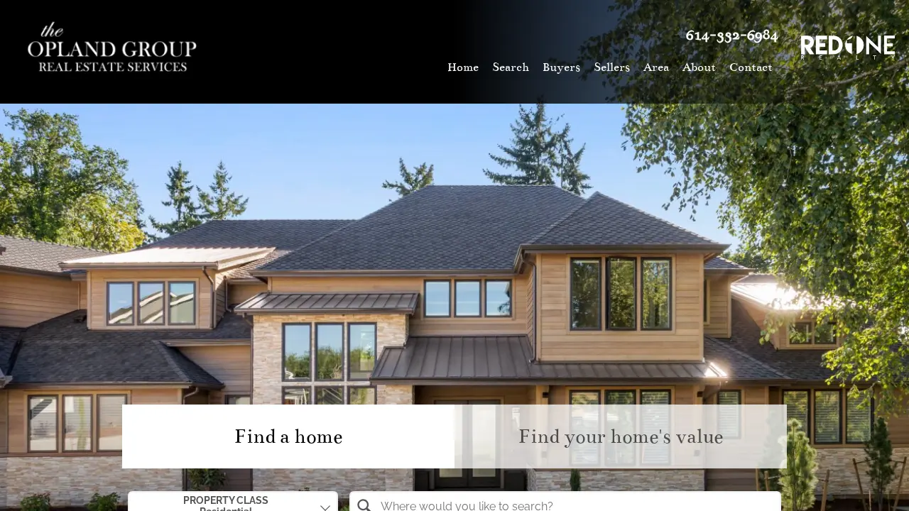 Red1Realty - The Opland Group website