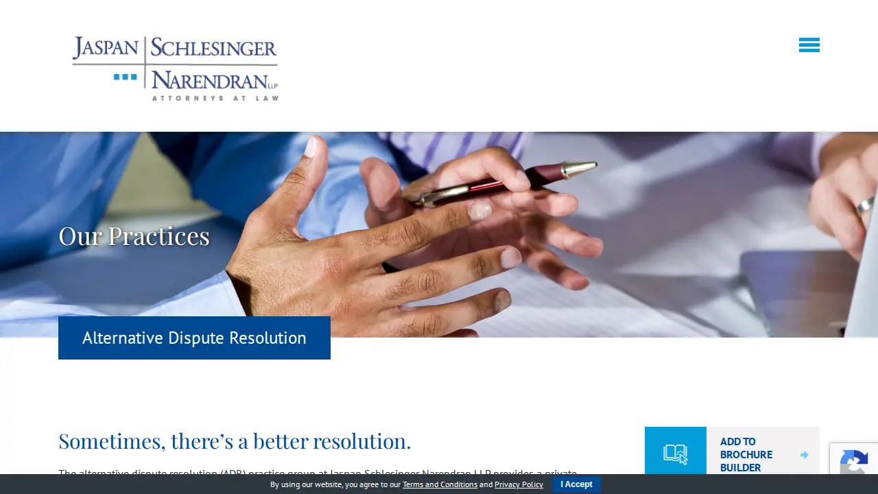 Jaspan Schlesinger LLP page