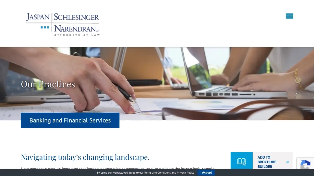 Jaspan Schlesinger LLP page