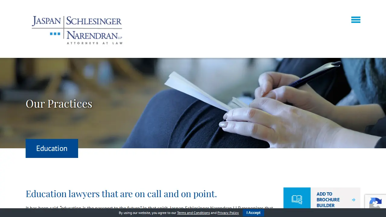 Jaspan Schlesinger LLP page