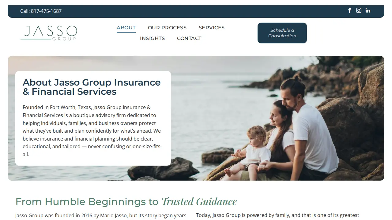 Jasso Insurance & Financial Services LLC page