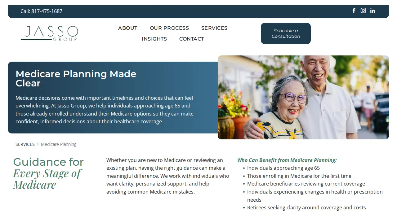 Jasso Insurance & Financial Services LLC page