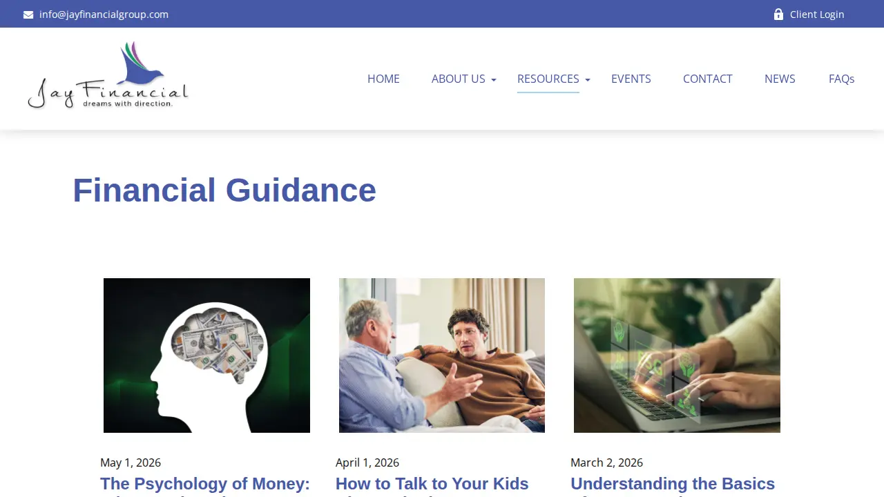 Jay Financial Group, Inc. page