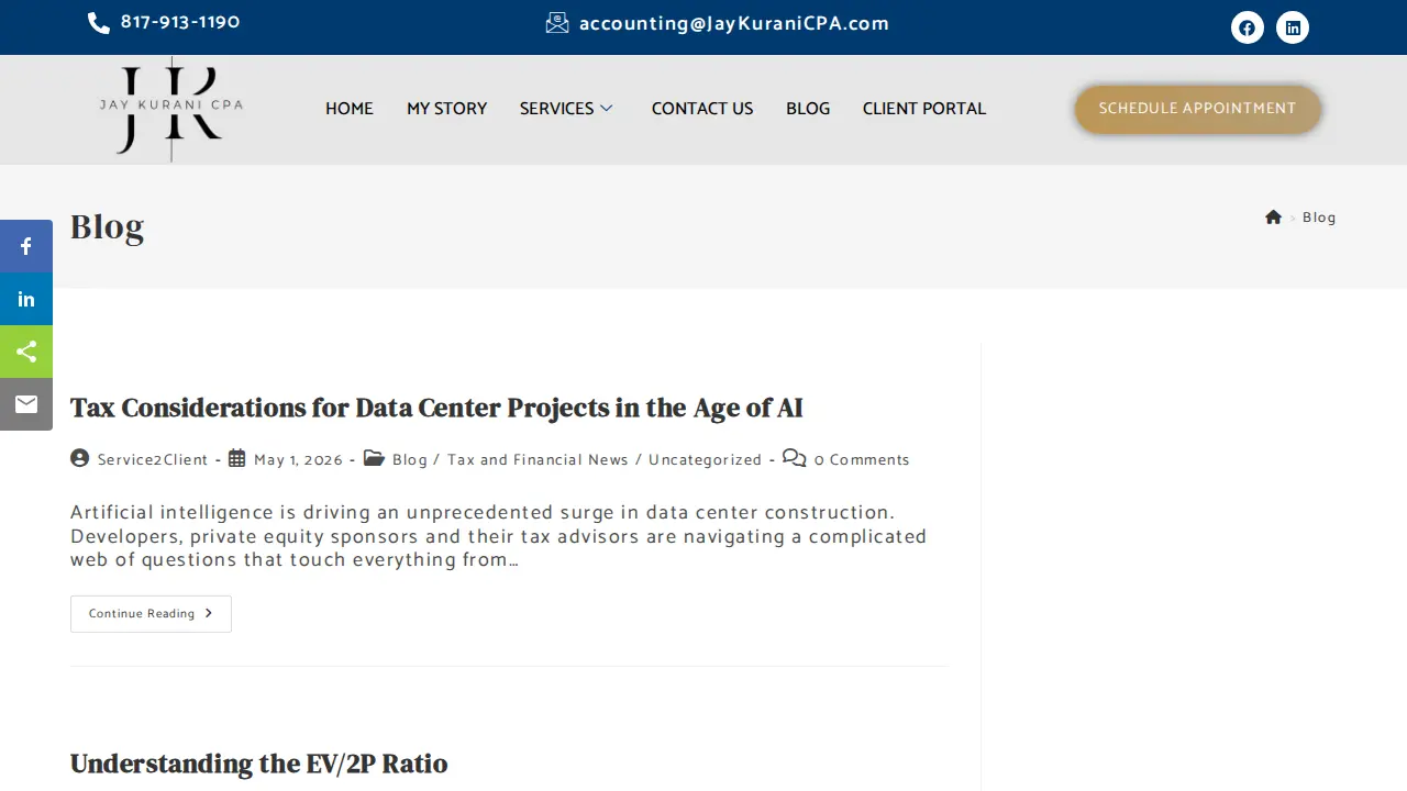 Jay Kurani CPA LLC page