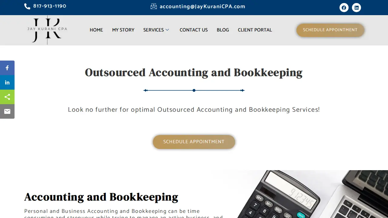 Jay Kurani CPA LLC page