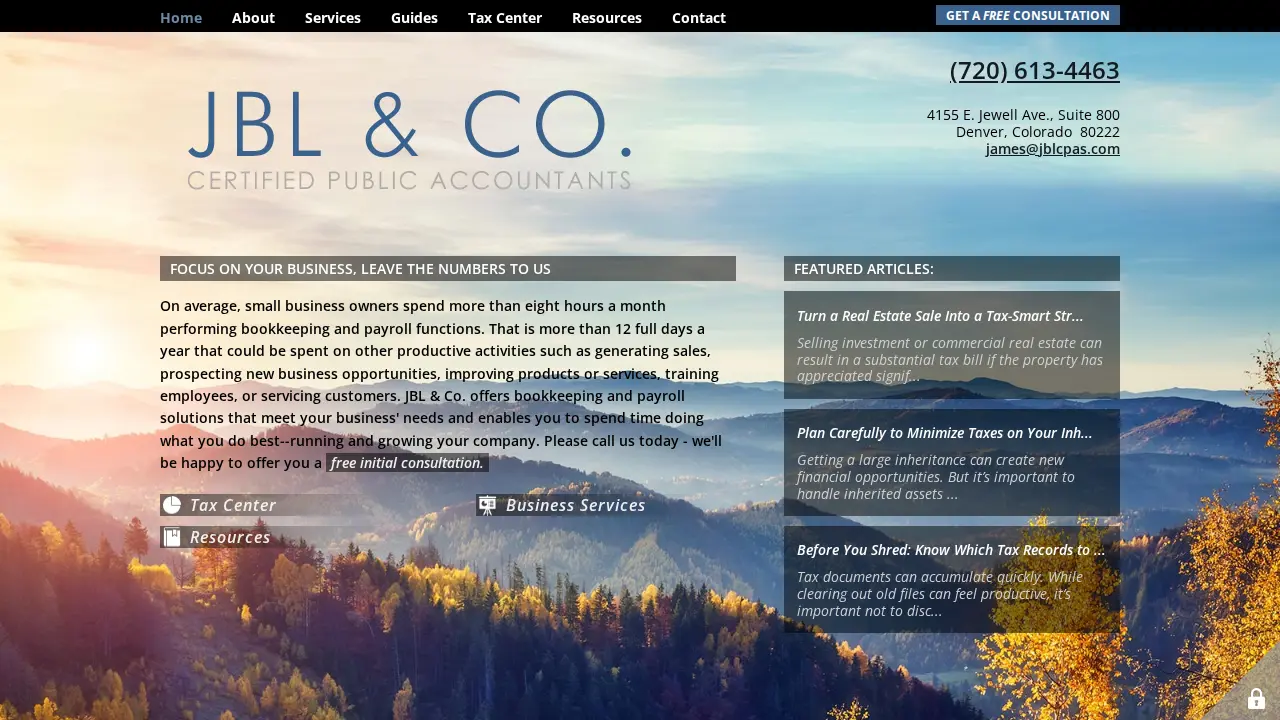 JBL & Co., CPAs, LLC website