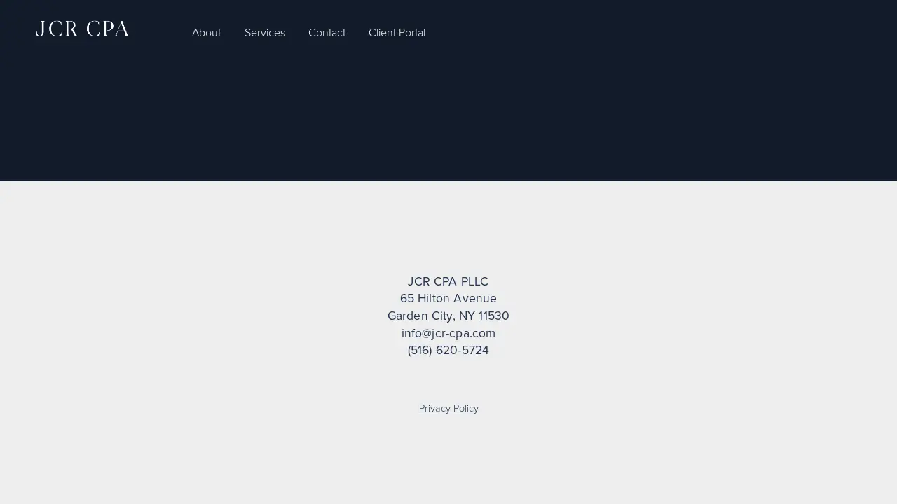JCR CPA PLLC page