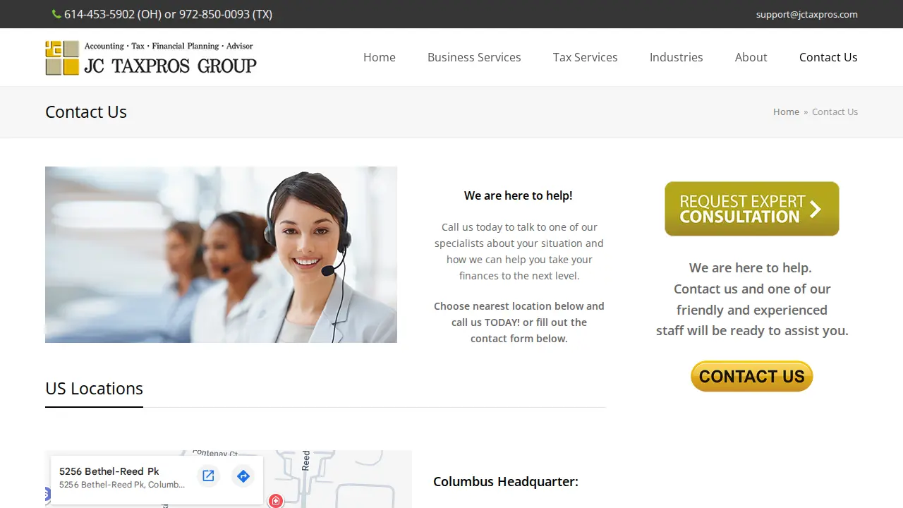 JC TaxPros Group (CPA) page
