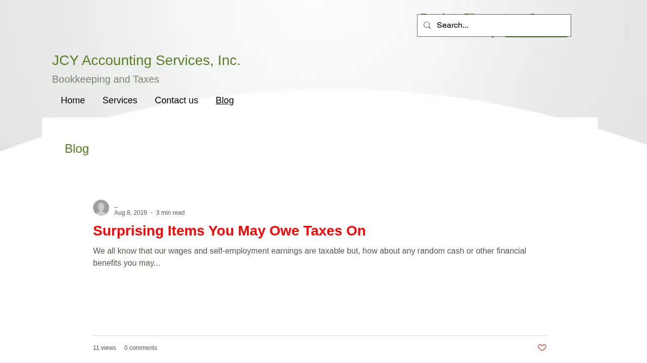 JCY Accounting Services Inc page