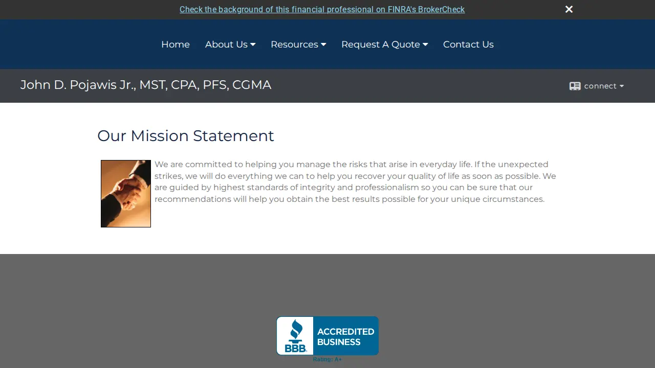 John D. Pojawis Jr., MST, CPA, PFS, CGMA page