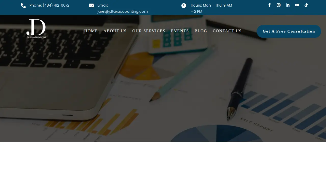JD Tax & Accounting page