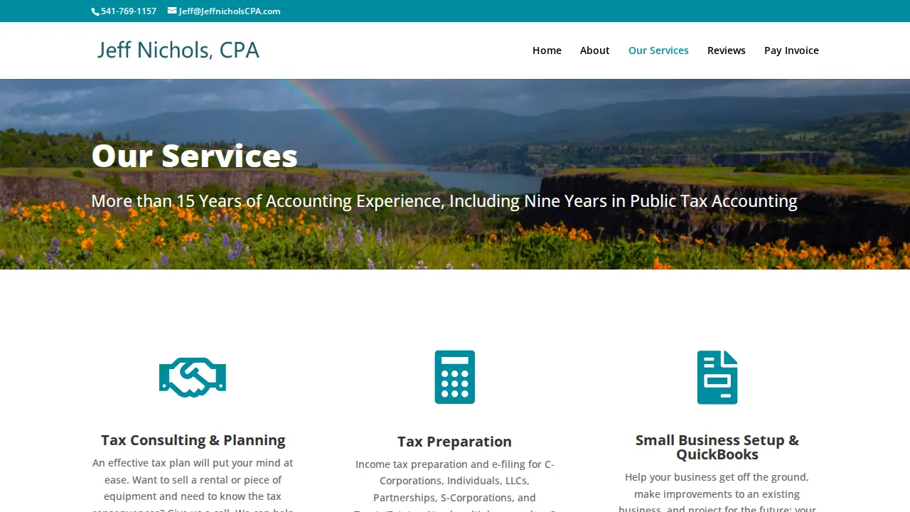 Jeff Nichols CPA, PC page