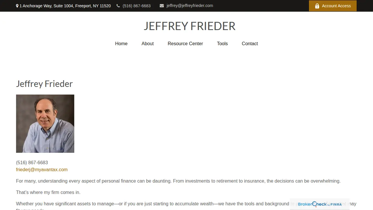 Frieder Jeffrey M page