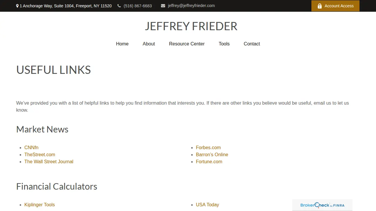 Frieder Jeffrey M page