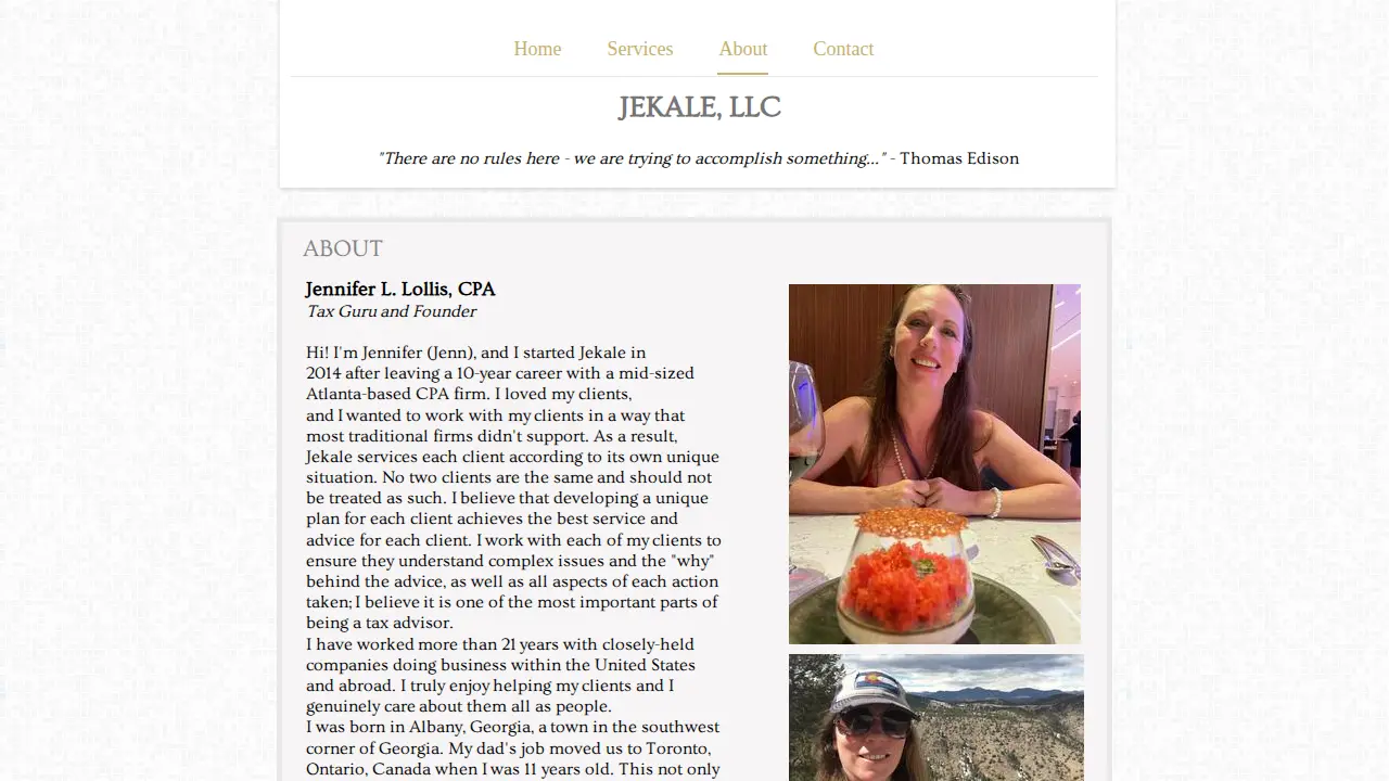 Jekale, LLC page
