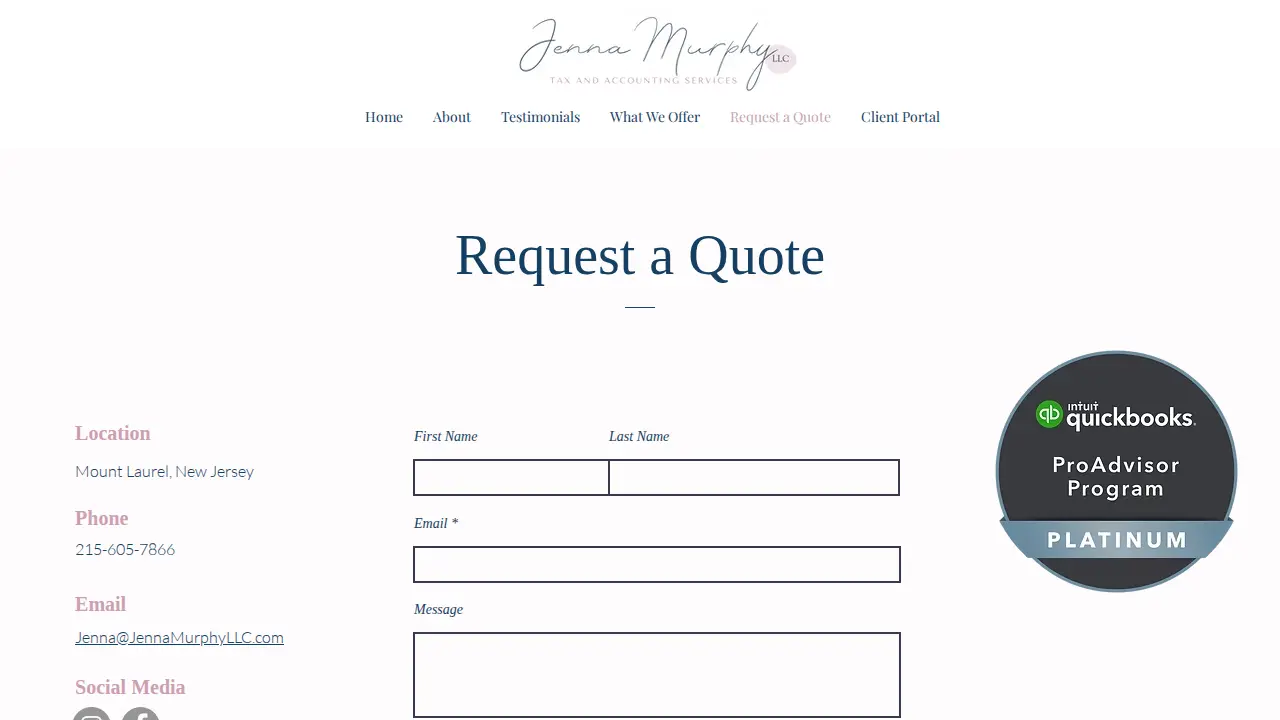 Jenna Murphy LLC page