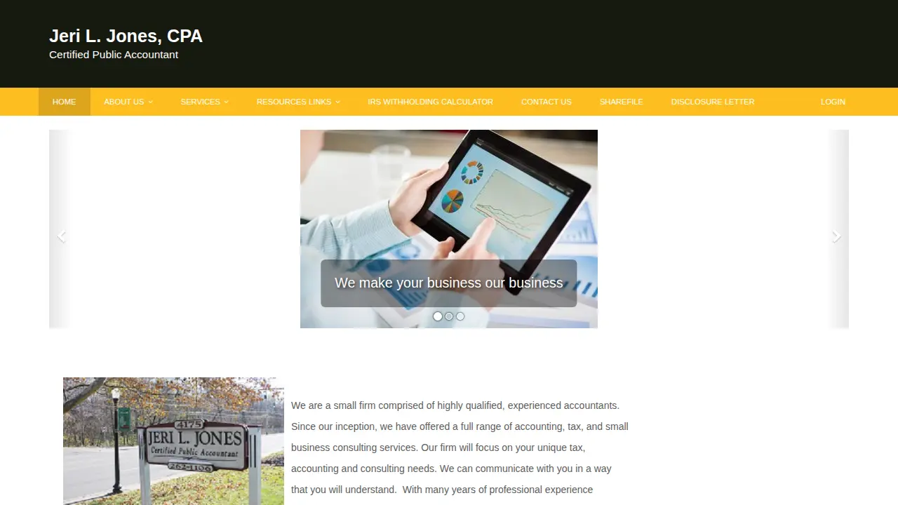 Jeri L Jones CPA page