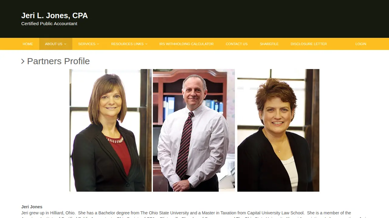 Jeri L Jones CPA page