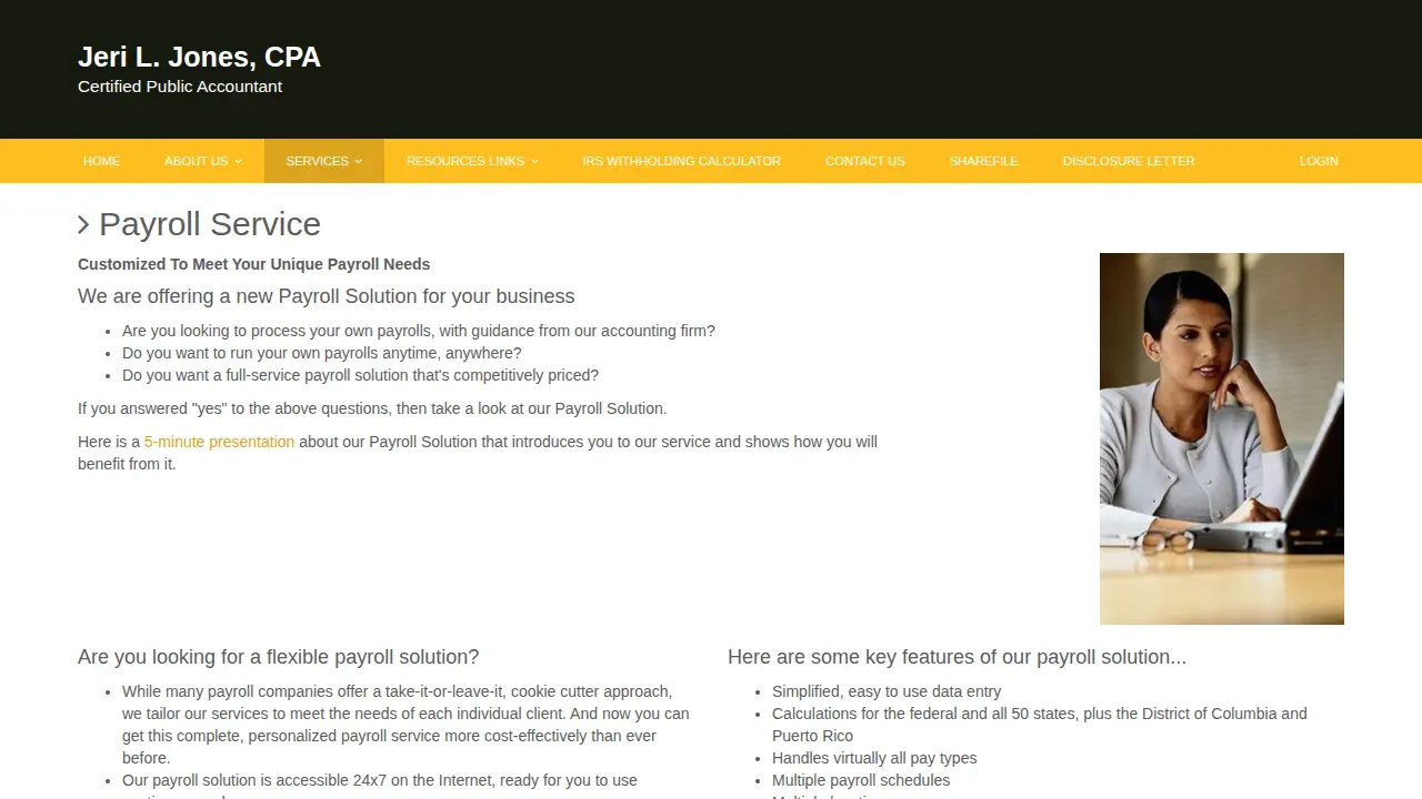 Jeri L Jones CPA page