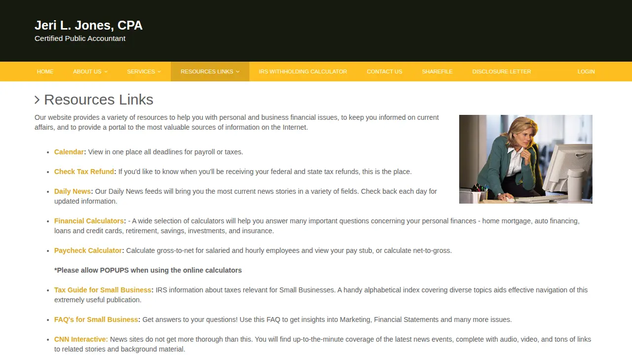 Jeri L Jones CPA page