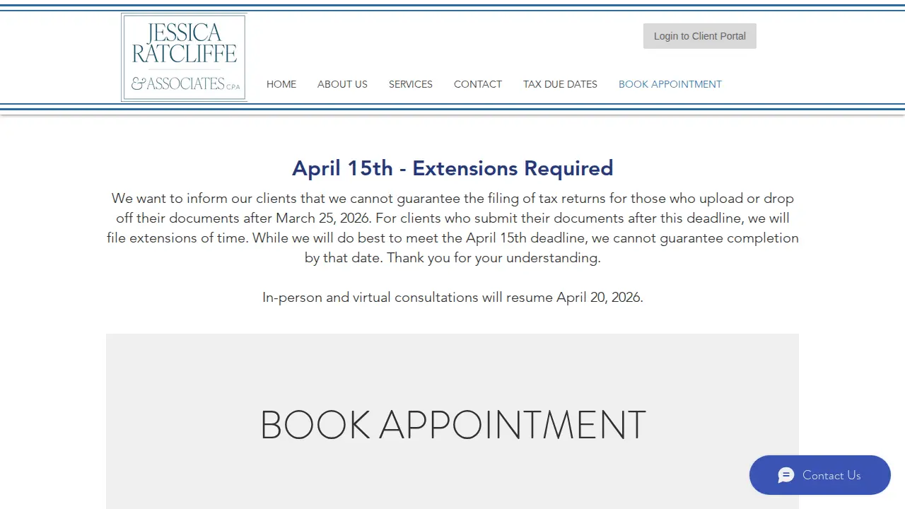 Jessica L. Ratcliffe CPA & Associates page