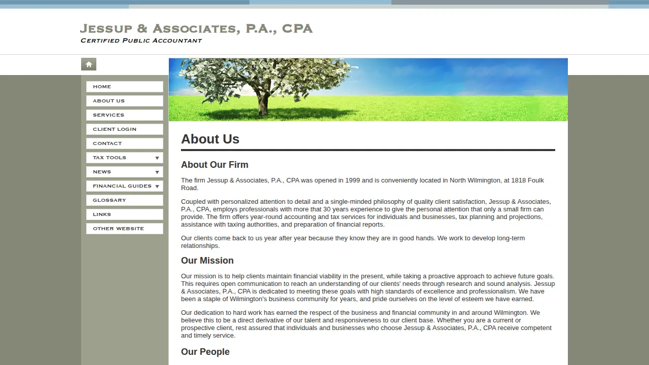Jessup & Associates P.A. page