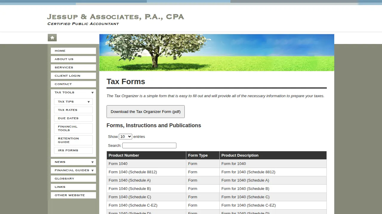 Jessup & Associates P.A. page