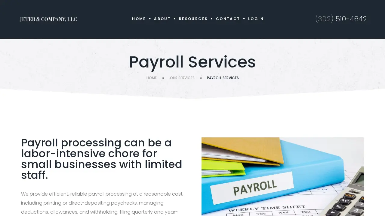 Jeter & Company, LLC page