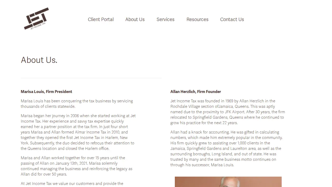 Jet Income Tax-Tax Preparation, Accounting, Notary page