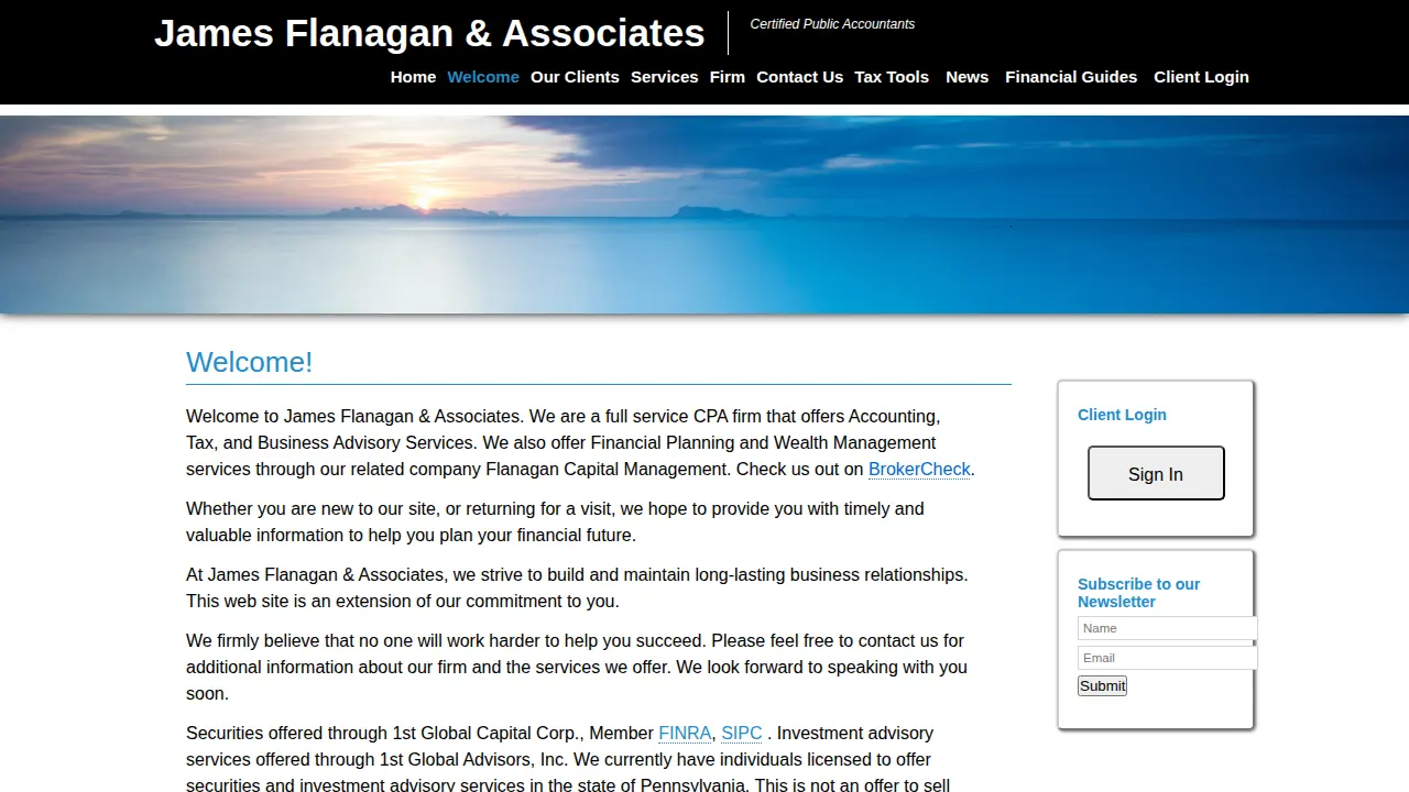 James Flanagan & Associates page