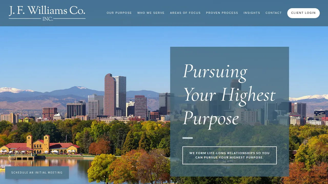 J. F. Williams Co., Inc. website