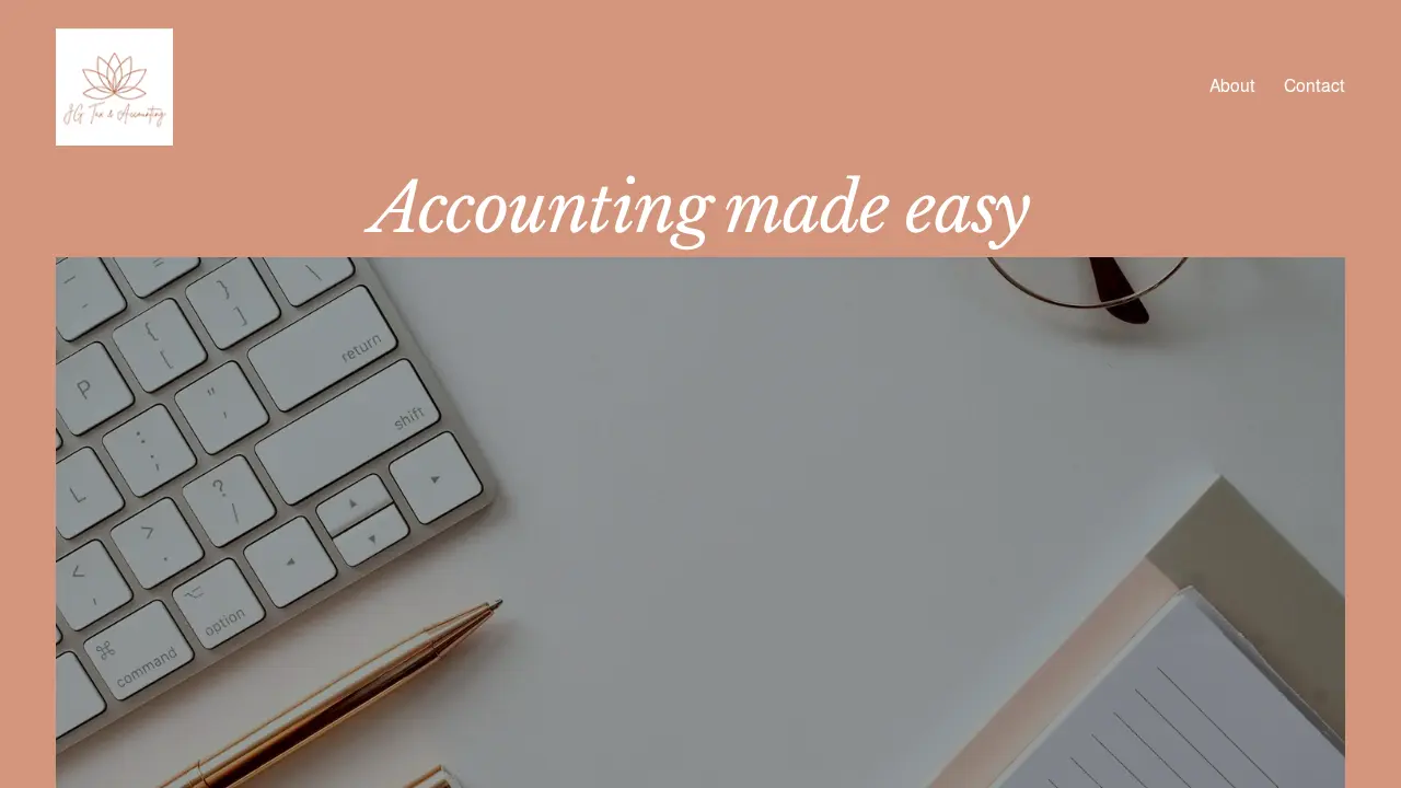 JG Tax & Accounting website