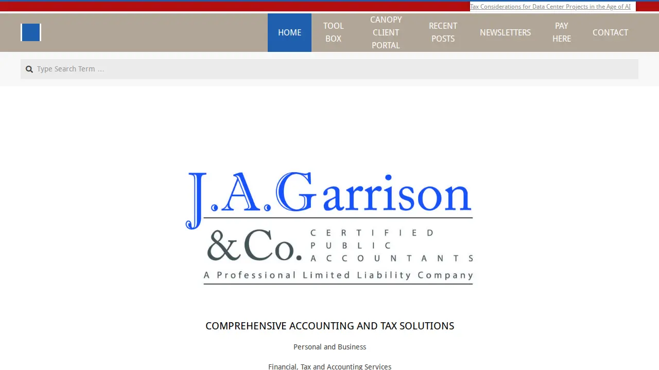 J. A. Garrison & Co. Certified Public Accountants
