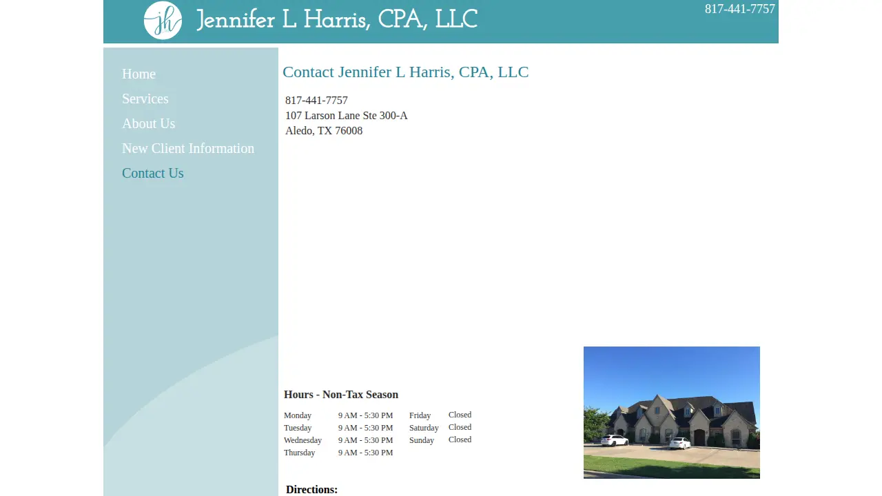 Jennifer L Harris, CPA, LLC page