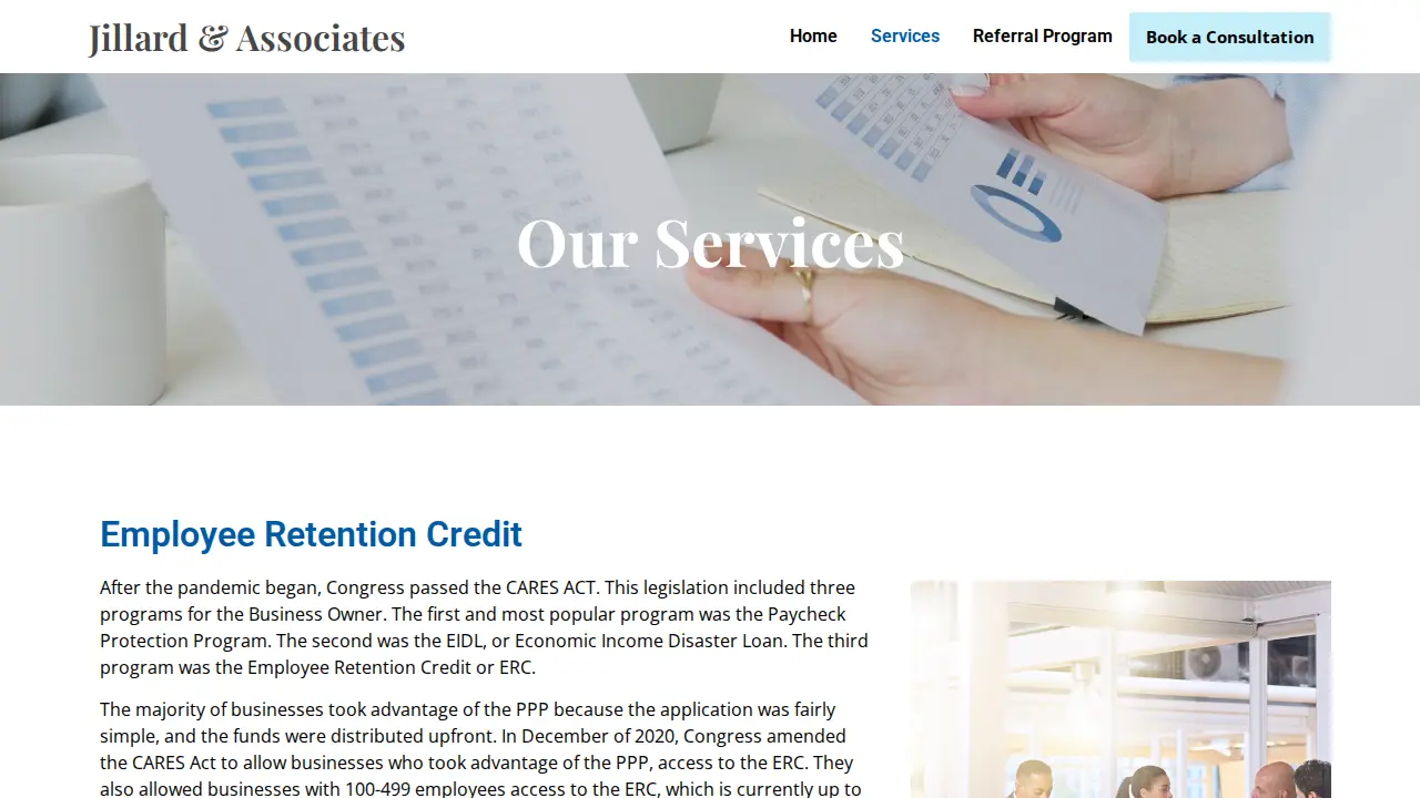 Jillard & Associates page