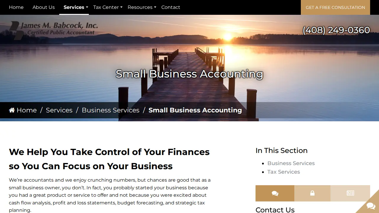 James M Babcock Inc page