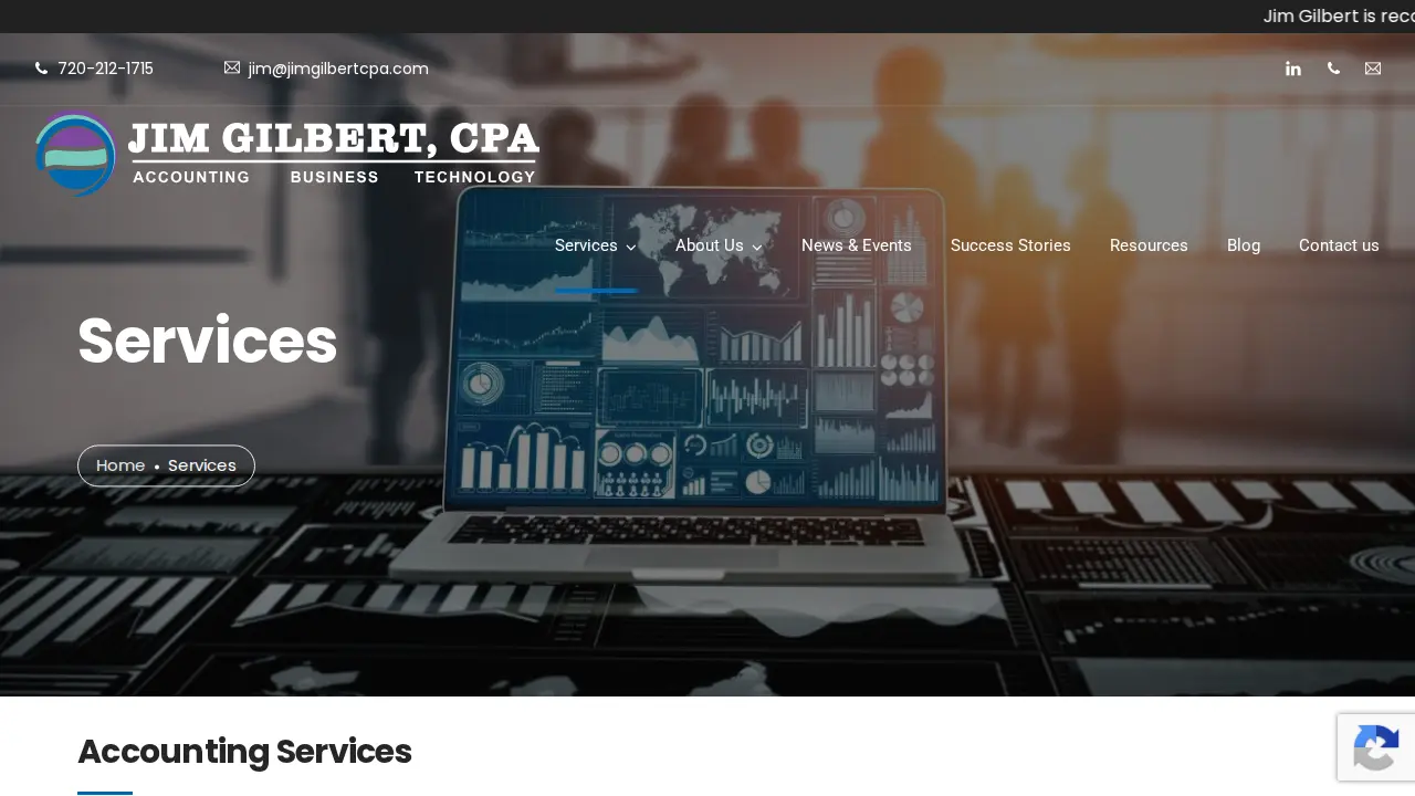 Jim Gilbert, CPA LLC page