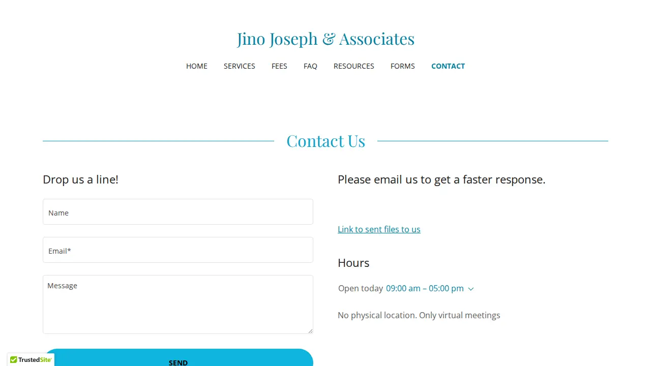 Jino Joseph & Associates page