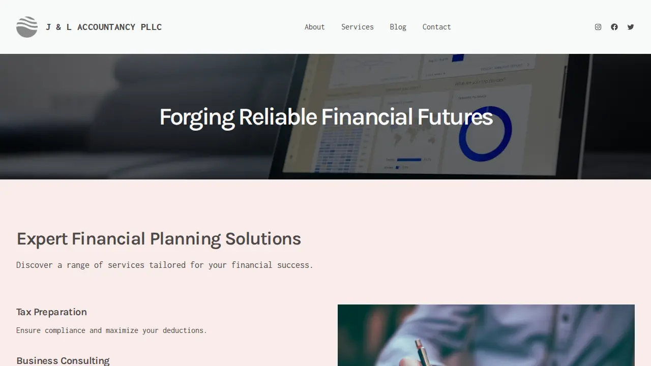 J & L Accountancy PLLC page