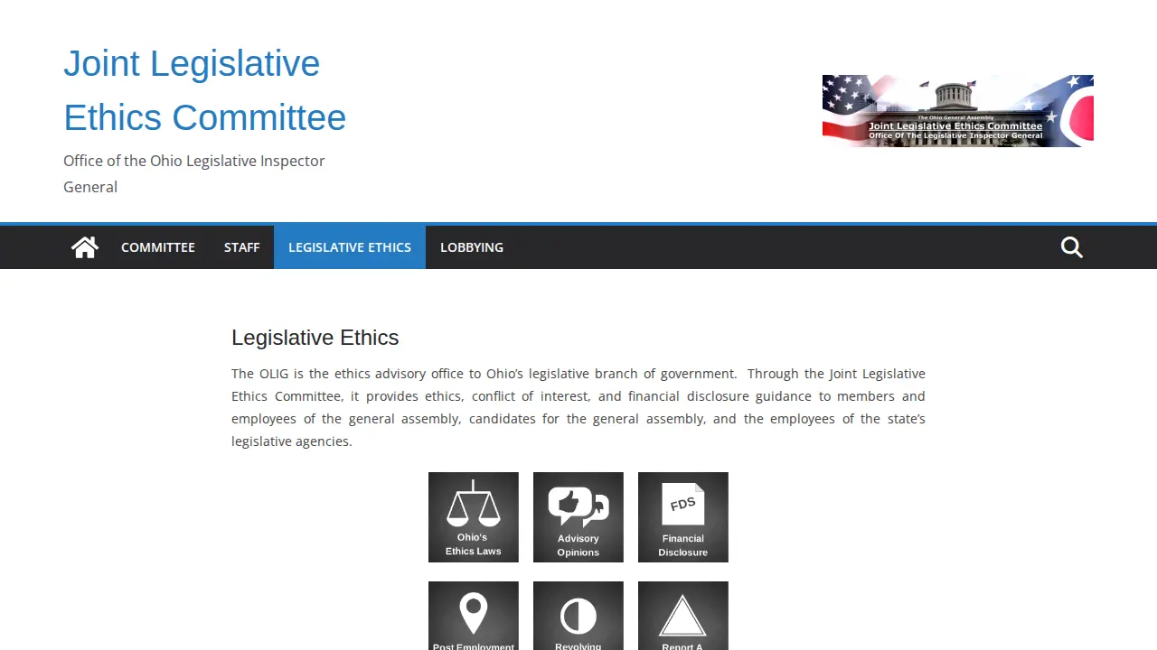 Legislative Inspector General page