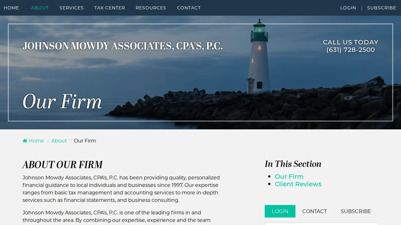 Johnson Mowdy Associates, CPA's, P.C. page