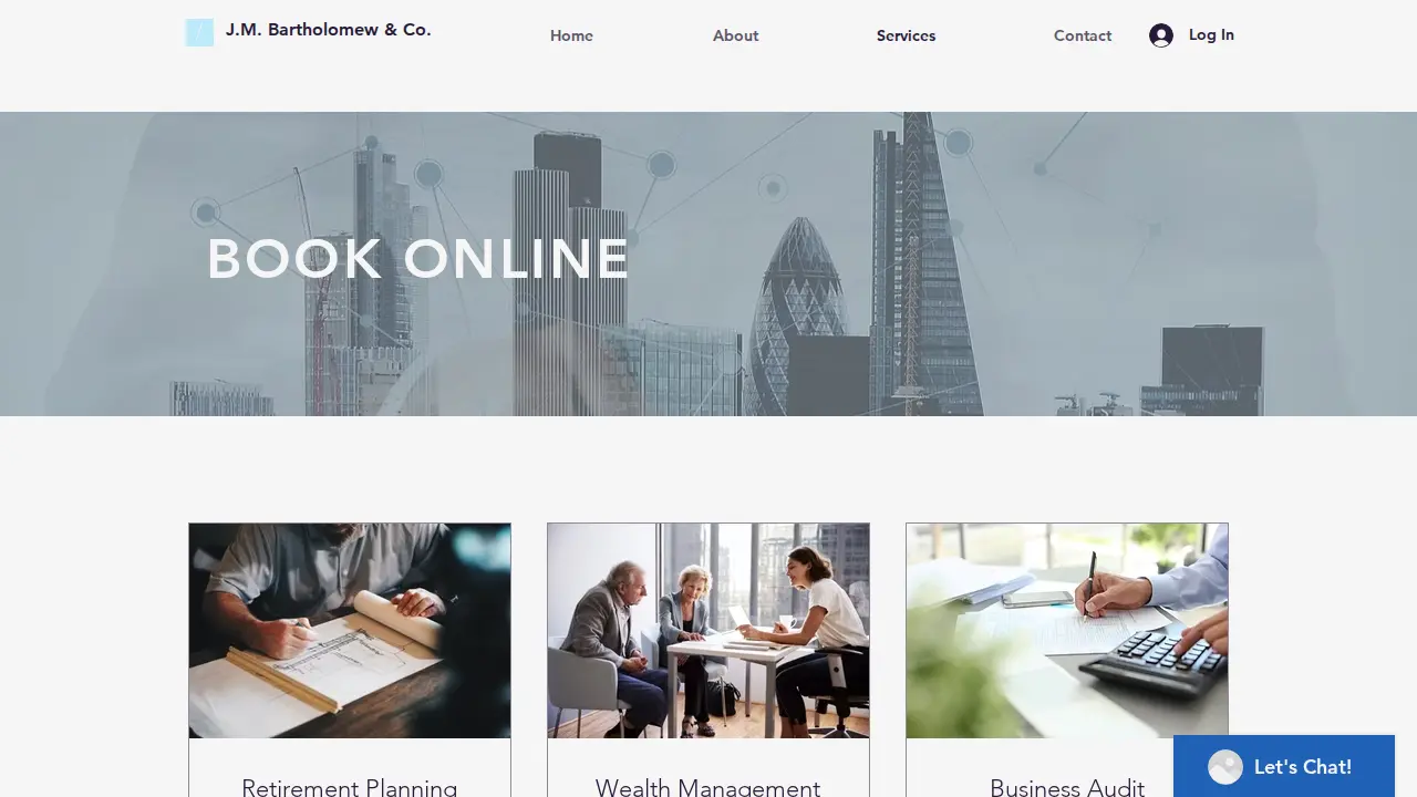 J.M. Bartholomew & Co. page