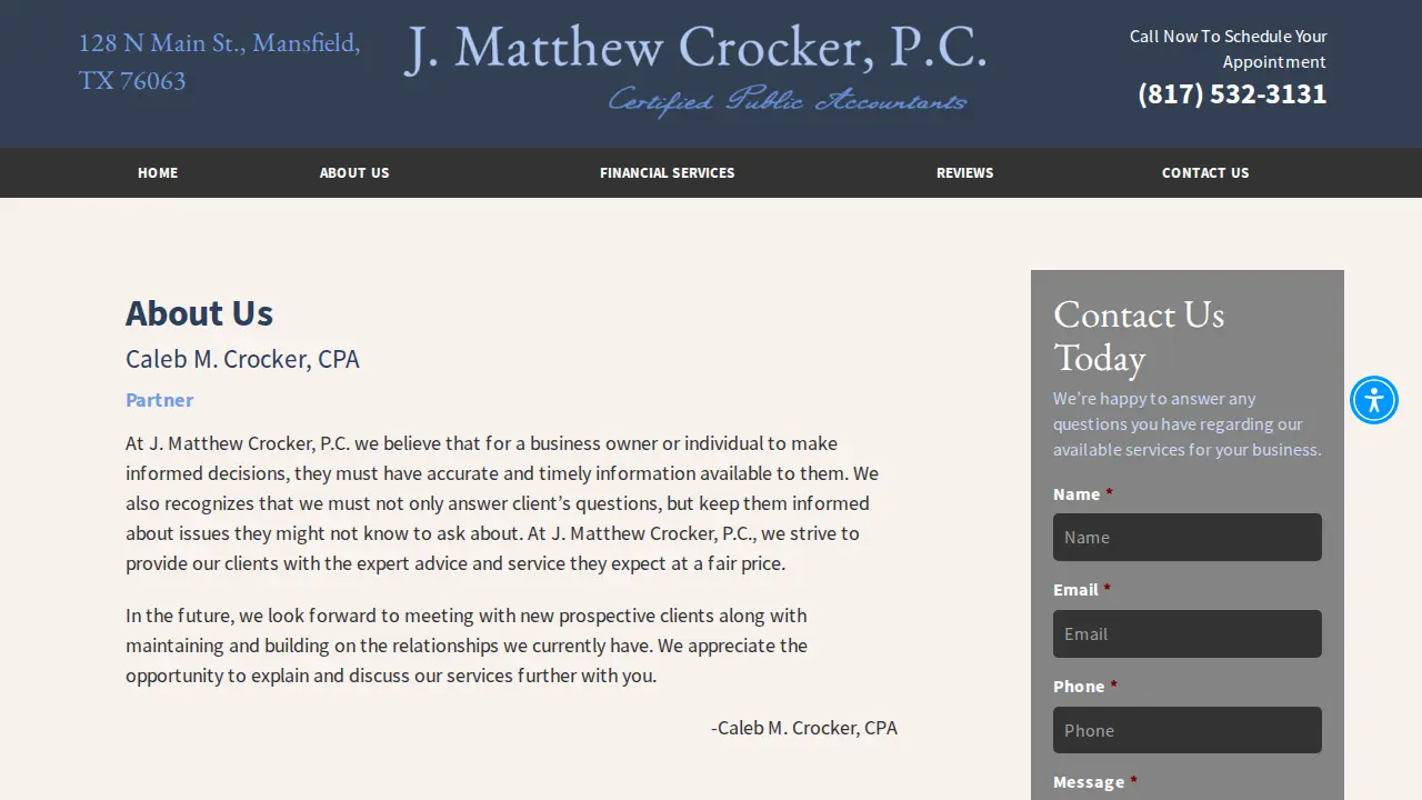 J. Matthew Crocker, P.C. page