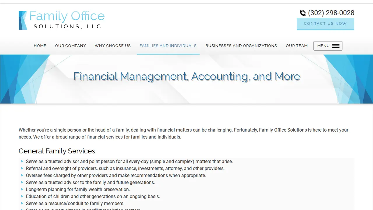 Family Office Solutions, LLC page