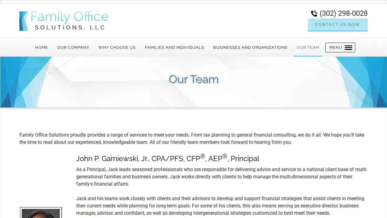 Family Office Solutions, LLC page